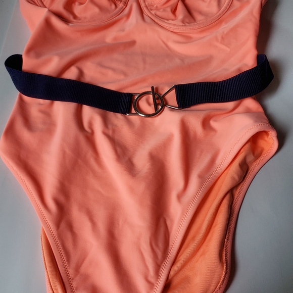 Aerie One-Piece Belted Swimsuit sz Large - Picture 3 of 9